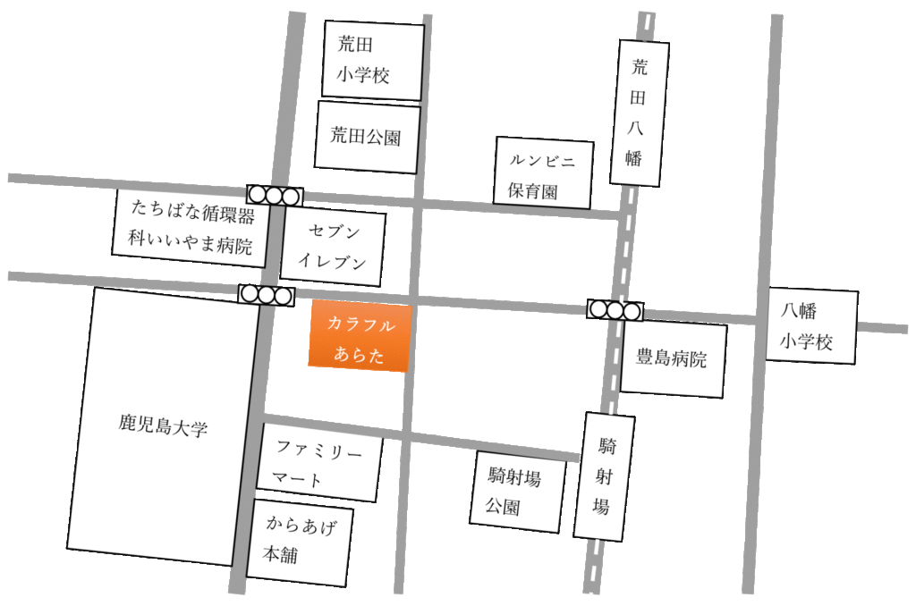 カラフルあらた　地図